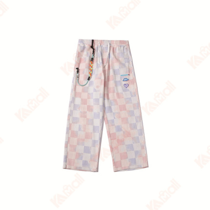 pink casual street style pant